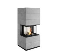 Cheminée en kit Spartherm SIM Arte 3RL-60h - 2/3 béton naturel