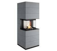 Cheminée en kit Spartherm SIM Arte 3RL-60h - 3/3 béton fin spatulé