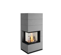 Cheminée en kit Spartherm SIM Varia 2R-55h - 1/3 béton fin spatulé - indépendant de l'air ambiant