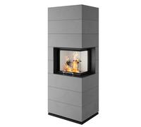 Cheminée en kit Spartherm SIM Varia 2R-55h - 3/3 béton fin spatulé