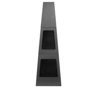 Cheminée Extérieure avec Rangement Noir