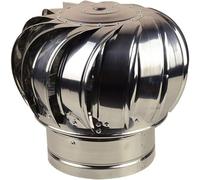 cheminée extracteur rotatif chapeau Chapeau de cheminée ventilateur turbine Blower imperméable imperméable à la pluie acier inoxydable Chapeau de évacuation de cheminée toit grenier ferme usine 200m