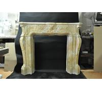 Cheminée Habillage de poêle Encadrement style marbre Décoration baroque Cheminées classiques