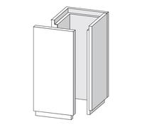 Cheminée légère - Élément de gaine 1200 mm, panneau avant amovible - Raab L90 200 x 200 (= Schachtmaß außen in mm 280 x 280 mm)