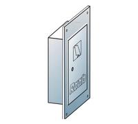 Cheminée légère - Porte de ramonage pour de gaine L90, 100x240 mm - Raab L90