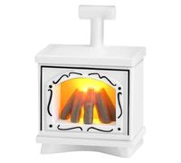 Cheminée Miniature, Cheminée Maison de Poupée LED, Meubles Maison de Poupée | Meubles de poupée avec éclairage LED, 1:12 Accessoires Miniature Noel, Accessoires de Lutin Miniatures pour Maison de Poupée
