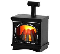 Cheminée Miniature, Cheminée Maison de Poupée LED, Meubles Maison de Poupée | Meubles de poupée avec éclairage LED, 1:12 Accessoires Miniature Noel, Accessoires de Lutin Miniatures pour Maison de Poupée