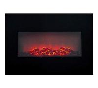 Cheminée murale électrique décorative Classic Fire Memphis Noir 1800 W