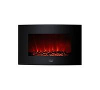 Cheminée murale électrique décorative Warm 3500 Curved Flames 1000 2000 W