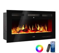 Cheminée murale électrique design