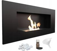 Cheminée Pendante Delta 900X400 Tuv Certificat Kit Aromathérapie Galets