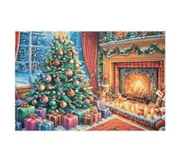 Cheminée pin Maison Vie de Loisir Rurale Puzzles 1000 Pièces pour Adultes Educa Art Relaxation Décoration Intérieure Challenge Famille Assemblage Amusant Qualité Supérieure 1000 PCS
