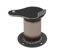 Cheminée pour barbecue poele a bois registre ventilation air bbq barbecue charbon grill pellet stove fumoir à charbon de bois extérieur boîte fumeur la boite à fumée (Type à bride intégrale)