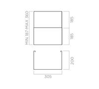 Cheminée pour Hotte de Cuisine Elica KIT0141458 Acier Inoxidable