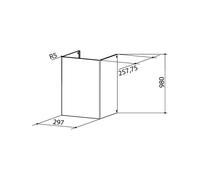 Cheminée pour Hotte de Cuisine Faber 112.0157.252 Acier inoxydable