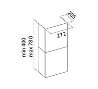Cheminée pour Hotte de Cuisine Falmec KCTCN.001#B Blanc