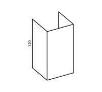 Kit cheminée évacuation FALMEC cheminee Move/Virg. h 120-KCVJN013