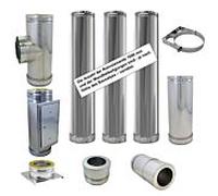 Cheminée préfabriquée Bertrams Dw 22KP2-180 Ø 180, 5,7 m, paquet complet