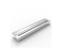 Cheminées au bioéthanol - - Bréleur encastré en acier inoxydable pour cheminée au bioéthanol 7 litres