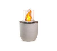 Cheminées au bioéthanol - Divina Fire - Cheminée au bioéthanol design de jardin poser 35 x h 55cm Raffaello - Beige