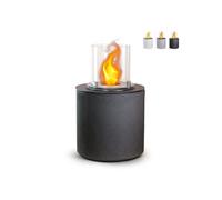 Cheminées au bioéthanol - Divina Fire - Cheminée au bioéthanol ˆ poser d'extérieur/intérieur ¯ 36 x h 56cm Modigliani - Gris