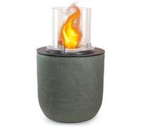 Cheminées au bioéthanol - Divina Fire - Cheminée au bioéthanol design de jardin poser 35 x h 55cm Raffaello - Vert foncé G