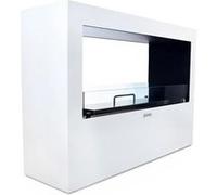 Cheminées au bioéthanol - - Cheminée au bioéthanol design pour intérieur ou extérieur 100x30x70cm Giotto S - Blanc