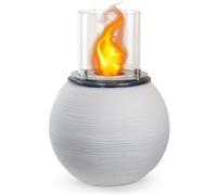 Cheminées au bioéthanol - Divina Fire - Cheminée au bioéthanol d'extérieur ou intérieur poser 40 x h 54cm Botticelli - Blanc Blanc G