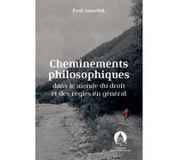 Cheminements philosophiques dans le monde du droit et des règles en général Paul Amselek (Auteur)