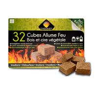 Cheminett Cubes Allume Feu Naturels 32 Pièces
