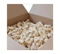 Cheminett - Laine de Bois - Allume Feu 100% Naturel - 5 kg, +/- 400 Pièces Taille XL - À Base de Cire Végétale Premium et de Bois Certifié FSC - Temps de Combustion 8 à 10 Min