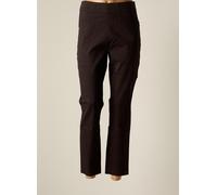 chemins blancs pantalons femme de couleur marron