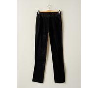 chemins blancs pantalons femme de couleur noir 34