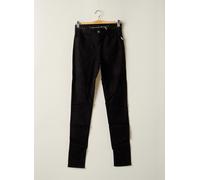 chemins blancs pantalons femme de couleur noir 34