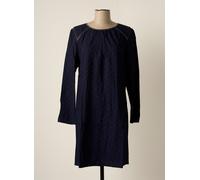 chemins blancs robes femme de couleur bleu