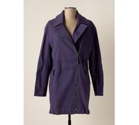 chemins blancs vestes femme de couleur violet