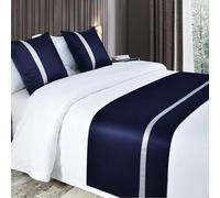 Chemins De Lit,Chemin De Lit HôTel,Drapeau De Lit,Doux Drapeau De Lit,Chemin De Lit HôTel Doux Qui Ne Se DéColore Pas,ÉCharpe De Lit DéCorative,pour La Maison Et L'HôTel