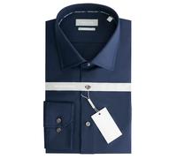 Chemise 2 plis Michael Kors Modern Bleu 44