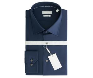 Chemise 2 plis slim twill Michael Kors Bleu 38
