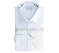 Chemise 2 plis slim twill Michael Kors Bleu 45