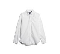 Superdry Chemise Oxford en coton manches longues blanc Homme 2XL