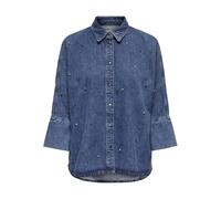 Chemise 3/4 femme Only Grace Bleu L