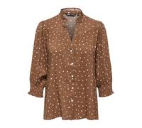 Chemise 3/4 femme Only Raya Marron S