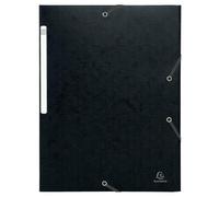 Chemise 3 rabats à élastiques Maxi Capacity carte lustrée 600g/m2 Scotten ®- A4 - Noir