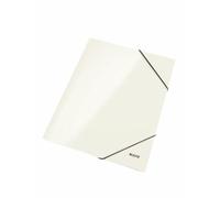 Chemise 3 Rabats - LEITZ - WOW - Blanc - Capacité 250 feuilles - Dimensions 241x310 mm