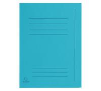 Chemise 3 rabats sans élastique - bleu clair