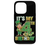 Chemise 4ème Anniversaire St Patrick Lucky 4 Ans Garçon Fille Coque pour iPhone 13 Pro