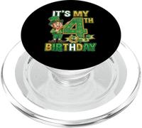 Chemise 4ème Anniversaire St Patrick Lucky 4 Ans Garçon Fille PopSockets PopGrip pour MagSafe
