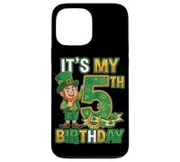 Chemise 5ème Anniversaire St Patrick Lucky 5 Ans garçon Fille Coque pour iPhone 13 Pro Max
