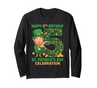 Chemise 5ème Anniversaire St Patrick Lucky 5 Ans garçon Fille Manche Longue
